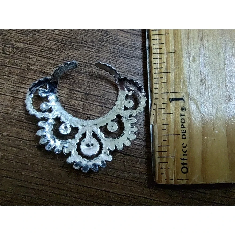 Barbie Silver Necklace Jewelry No Doll Fashion Fashionista Wedding Evening Z31